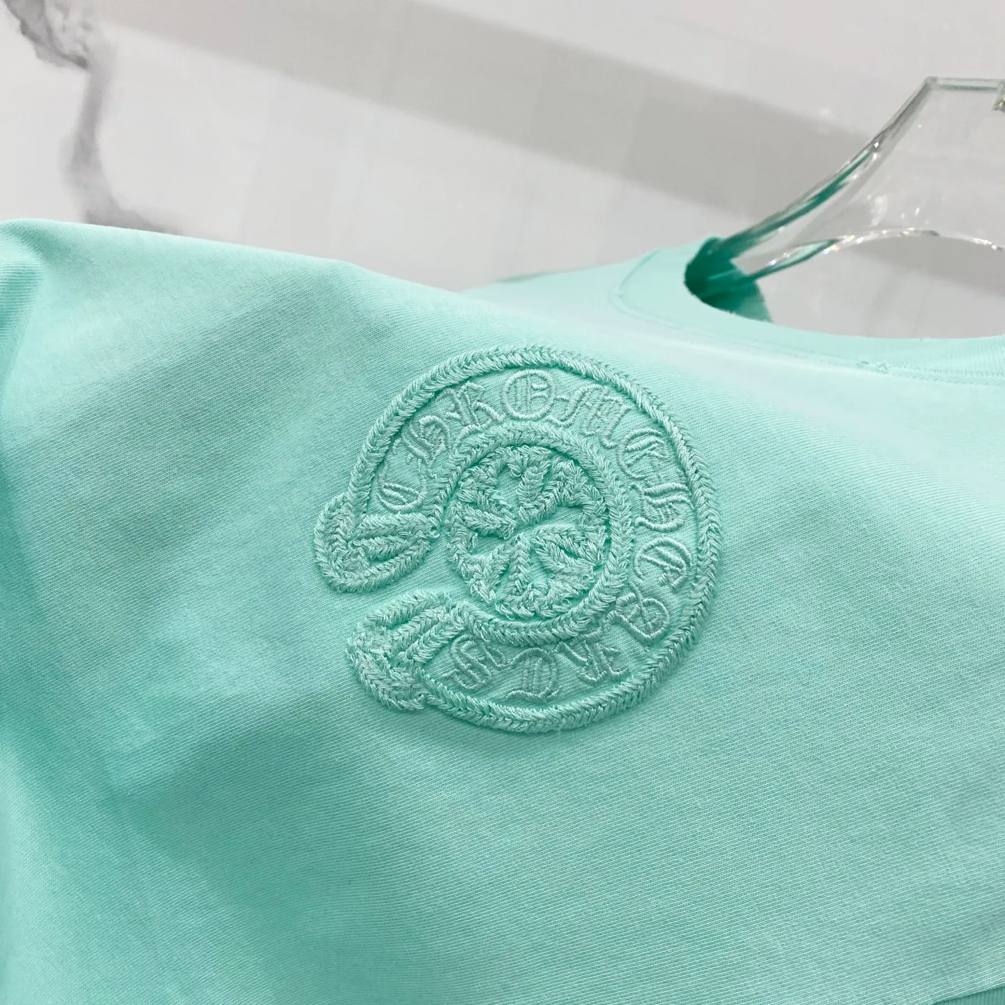 Chrome Hearts/ - T 🪡 LOGO Quality 100 ％ Versatile Size:S-XL :Black.White.Light Green